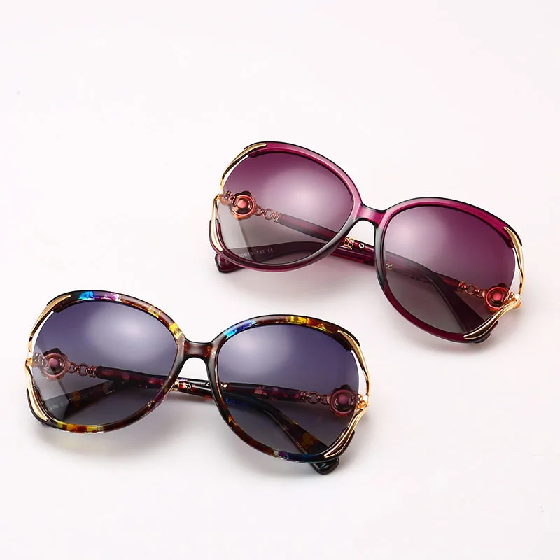 

Women's Polarized Sunglasses Fashion all-match big frame UV driving sunglasses can be equipped with myopia Woman glasses