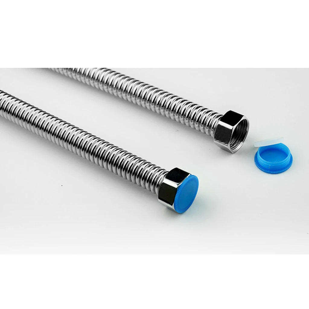 Pack Of 100pcs 1/2'' DN15 Plastic End Cap Stainless Steel Geyser Hose Pipe Pack Of 100pcs 1/2'' DN15 Plastic End Cap Stainless Steel Geyser Hose Pipe