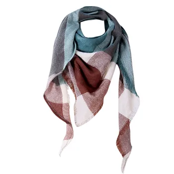 Fashion Women Shawl Cashmere Scarf Autumn Plaid Wool Scarves Scarf
Fashion Women Shawl Cashmere Scarf Autumn Plaid Wool Scarves Scarf