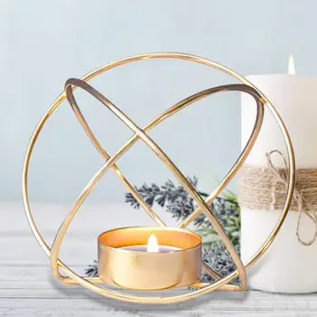 Nordic Style Wrought Iron Geometric Candle Holders Home Decorate Metal Crafts Candlestick Candelabros De Velas Holder Mesa 
Nordic Style Wrought Iron Geometric Candle Holders Home Decorate Metal Crafts Candlestick Candelabros De Velas Holder Mesa