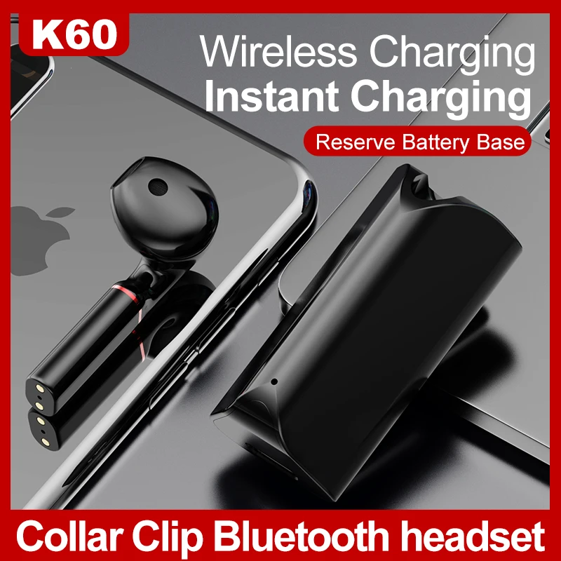 Фото K60 Mini business Earphone Wireless Fone Bluetooth For Phone Android Earphones With Microphone Hands Free Headset | Электроника