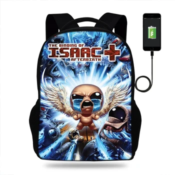 17inch Teenager SchoolBags the binding OF isaac Print Boys&Girls backpacks satchel for kids orthopedic mochila Usb Port book Bag
17inch Teenager SchoolBags the binding OF isaac Print Boys&Girls backpacks satchel for kids orthopedic mochila Usb Port book Bag