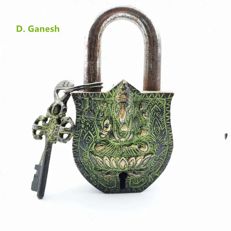 Brass Locks Tibet Handicrafts Solid Bronze Antiqued Locks Collections for Family Arts Lock
Brass Locks Tibet Handicrafts Solid Bronze Antiqued Locks Collections for Family Arts Lock