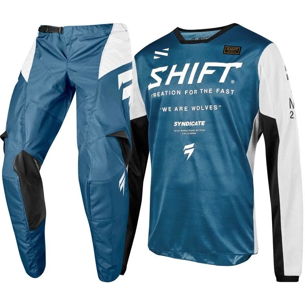 NEW MX 2019 Shift Whit3 Label Adult TOP Motocross Racing suits Motorcycle MX DH MTB riding Jersey and Pants combination Sets YY
NEW MX 2019 Shift Whit3 Label Adult TOP Motocross Racing suits Motorcycle MX DH MTB riding Jersey and Pants combination Sets YY