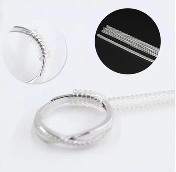 4 Sizes/set Clear Ring Size Adjuster Insert Guard Tightener Reducer Resizing Fitter Jewelry Tools Acccessories
4 Sizes/set Clear Ring Size Adjuster Insert Guard Tightener Reducer Resizing Fitter Jewelry Tools Acccessories