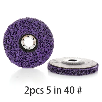 2pcs 125mm Aluminum Grinding Disc Wheel Rust Removal Clean Abrasive Tools for Angle Grinder Metal Smoothing 5 Inch 40 Grit 
2pcs 125mm Aluminum Grinding Disc Wheel Rust Removal Clean Abrasive Tools for Angle Grinder Metal Smoothing 5 Inch 40 Grit