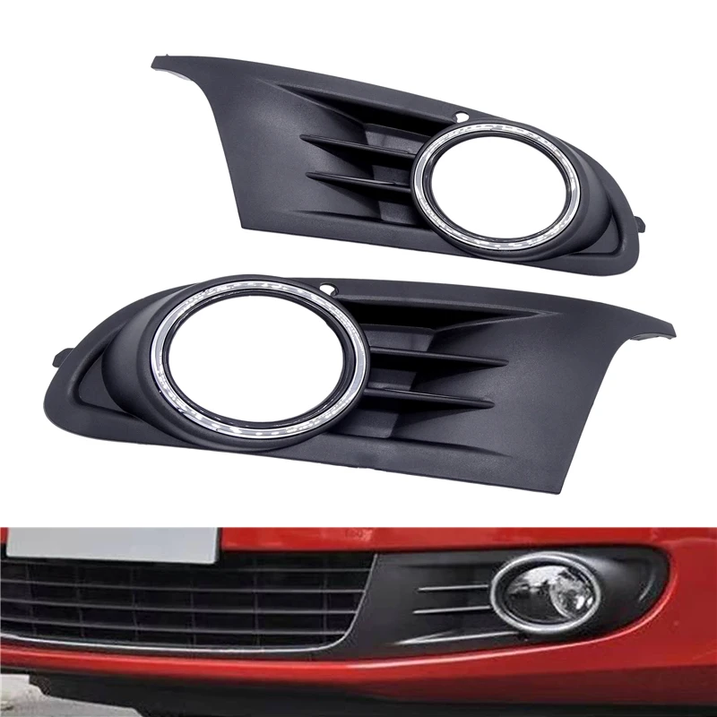 2 Pcs Car Front Bumper Lower Fog Light Side Grilles Insert for Golf 6 MK6 08-13 Easy Installation Auto Accessories High Quality
2 Pcs Car Front Bumper Lower Fog Light Side Grilles Insert for Golf 6 MK6 08-13 Easy Installation Auto Accessories High Quality
