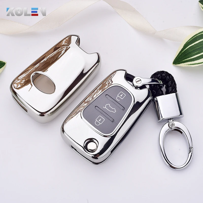 TPU+PC Car Remote Key Case Cover For Hyundai I20 I30 I40 IX25 IX35 HB20 Elantra Sonata Creta For KIA K2 K5 Sportage Sorento RIO
TPU+PC Car Remote Key Case Cover For Hyundai I20 I30 I40 IX25 IX35 HB20 Elantra Sonata Creta For KIA K2 K5 Sportage Sorento RIO