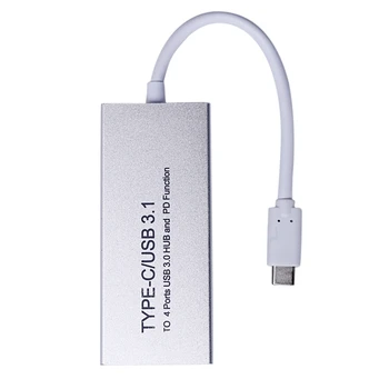 Usb Type C/Usb 3.1 To 4 Ports Usb3.0 Hub With Pd Function Splitter Charge Cable Adapter For 2018 Air/Pro 13/15
Usb Type C/Usb 3.1 To 4 Ports Usb3.0 Hub With Pd Function Splitter Charge Cable Adapter For 2018 Air/Pro 13/15