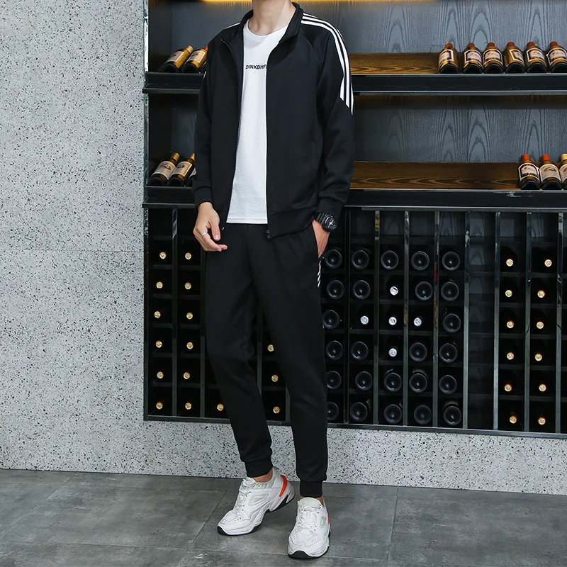 Hoodie Men's Spring And Autumn a Set of Clothes 2019 New Style Men Leisure Sports Suit Men'S Wear Autumn Coat Large Size 
Hoodie Men's Spring And Autumn a Set of Clothes 2019 New Style Men Leisure Sports Suit Men'S Wear Autumn Coat Large Size