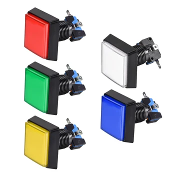 uxcell Game Push Button 50x50 Square 12V LED Illuminated Push Button Switch with Micro switch for Arcade Video 5 colors 5pcs
uxcell Game Push Button 50x50 Square 12V LED Illuminated Push Button Switch with Micro switch for Arcade Video 5 colors 5pcs