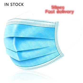 50pcs Anti Dust Mouth Mask 3 Layers Meltblown Nonwoven Disposable Face Mask Anti Pollution One Time Earband Mouth Face Masks
50pcs Anti Dust Mouth Mask 3 Layers Meltblown Nonwoven Disposable Face Mask Anti Pollution One Time Earband Mouth Face Masks