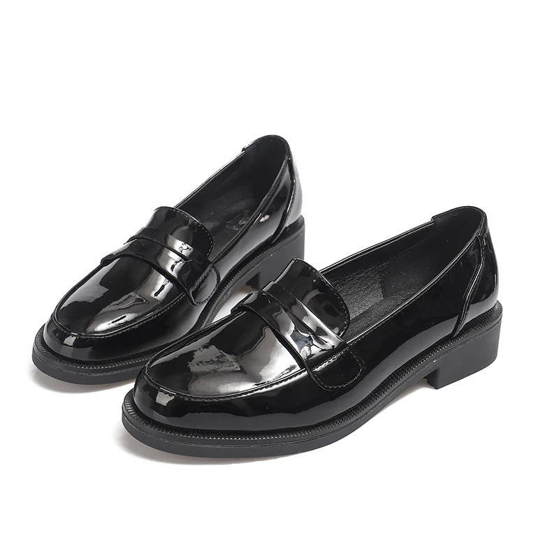 Spring and Autumn New Style College Wind Small Leather Shoes Female Patent Leather Two Wearing Tassel Size 41-43 Single Shoes
Spring and Autumn New Style College Wind Small Leather Shoes Female Patent Leather Two Wearing Tassel Size 41-43 Single Shoes