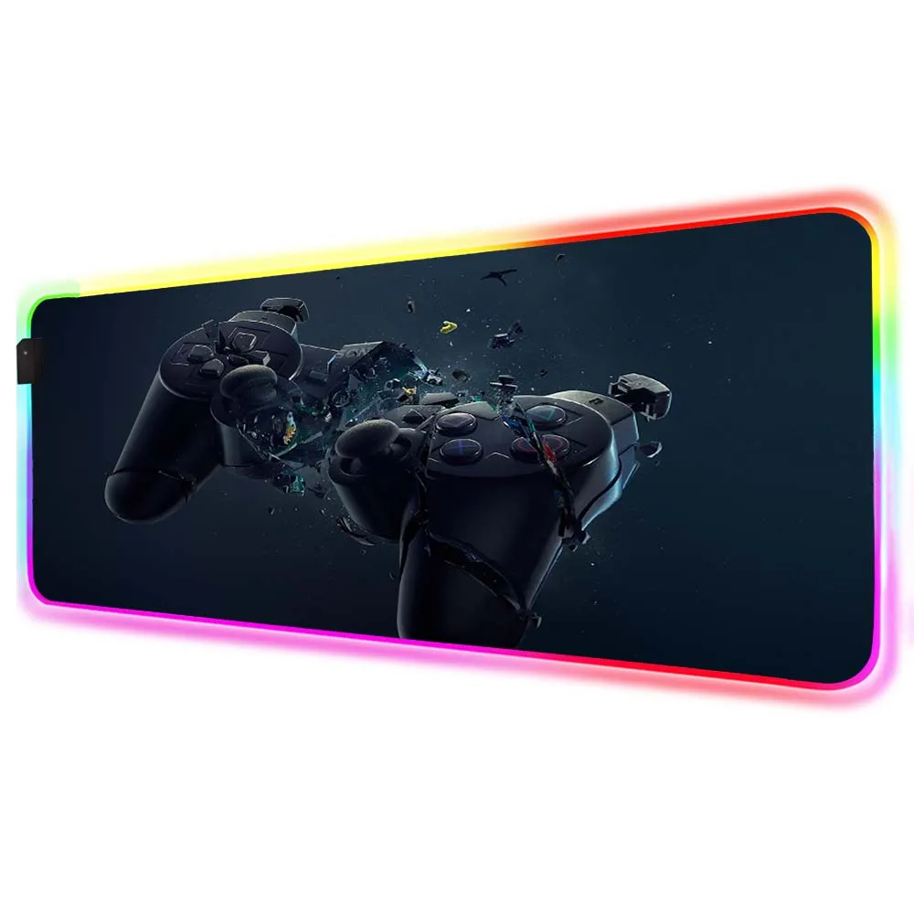 XGZ Black Game Console Handle Background Lock Large RGB LED Mouse Pad Waterproof Game Table Mouse Pad Keyboard Pad for Dota LOL
XGZ Black Game Console Handle Background Lock Large RGB LED Mouse Pad Waterproof Game Table Mouse Pad Keyboard Pad for Dota LOL