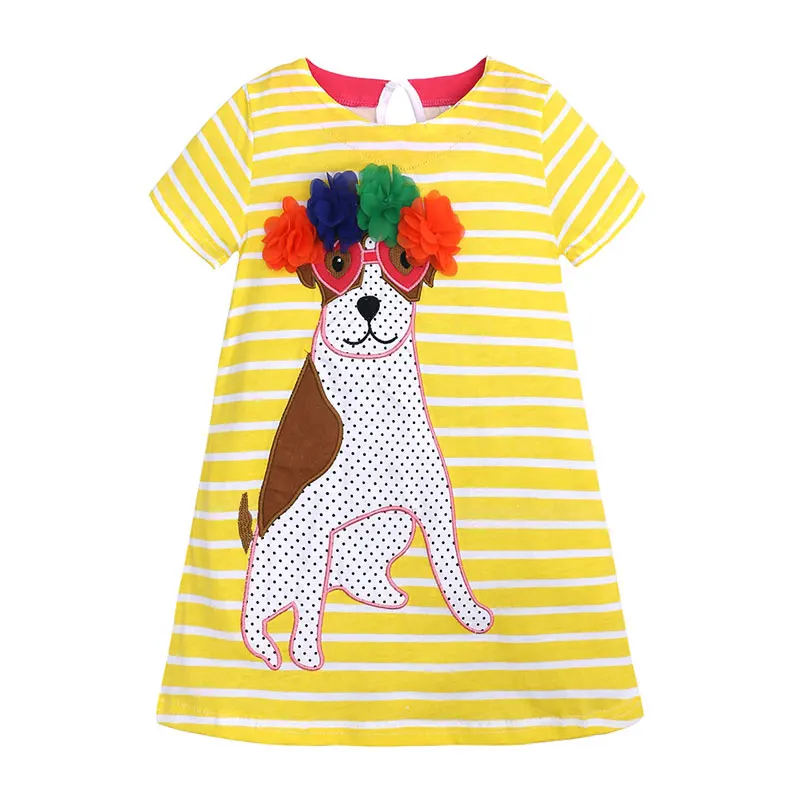 Elvesnest Cartoon Kids Dresses For Girls Cotton Short Sleeve Kids Girls' Clothing Dresses New Year Children Girls Dress 1-6Years
Elvesnest Cartoon Kids Dresses For Girls Cotton Short Sleeve Kids Girls' Clothing Dresses New Year Children Girls Dress 1-6Years