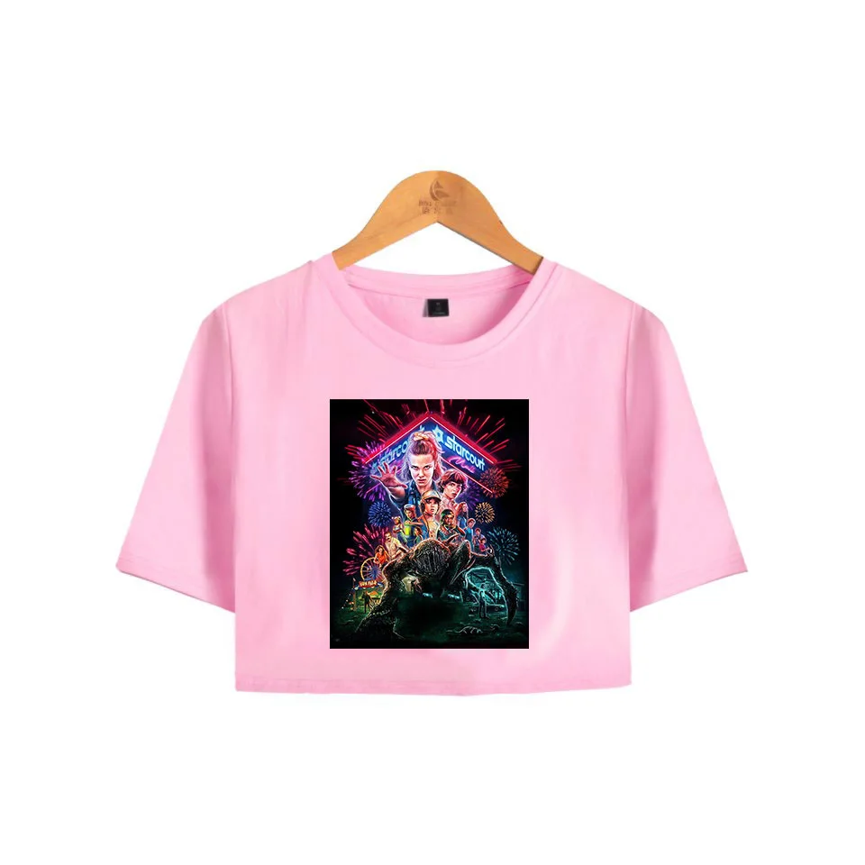 Stranger Things Navel T Shirt Harajuku Print Fashion Summer Tops Stranger Thing Dew navel t shirt Girls Home Crop Sexy Women Top
Stranger Things Navel T Shirt Harajuku Print Fashion Summer Tops Stranger Thing Dew navel t shirt Girls Home Crop Sexy Women Top