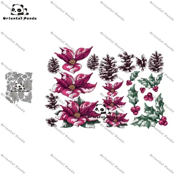 New Dies 2020 Poinsettia + pinecone Metal Cutting Dies diy Dies photo album cutting dies Scrapbooking Stencil Die Cuts
New Dies 2020 Poinsettia + pinecone Metal Cutting Dies diy Dies photo album cutting dies Scrapbooking Stencil Die Cuts