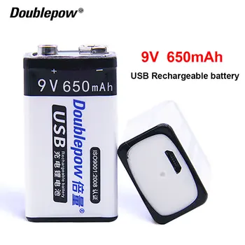 Usb rechargeable 9v 650mAh Lihtium Batteries 6F22 Li-ion Rechargeable Battery for Toy Remote Control KTV Multimeter Microphone 
Usb rechargeable 9v 650mAh Lihtium Batteries 6F22 Li-ion Rechargeable Battery for Toy Remote Control KTV Multimeter Microphone