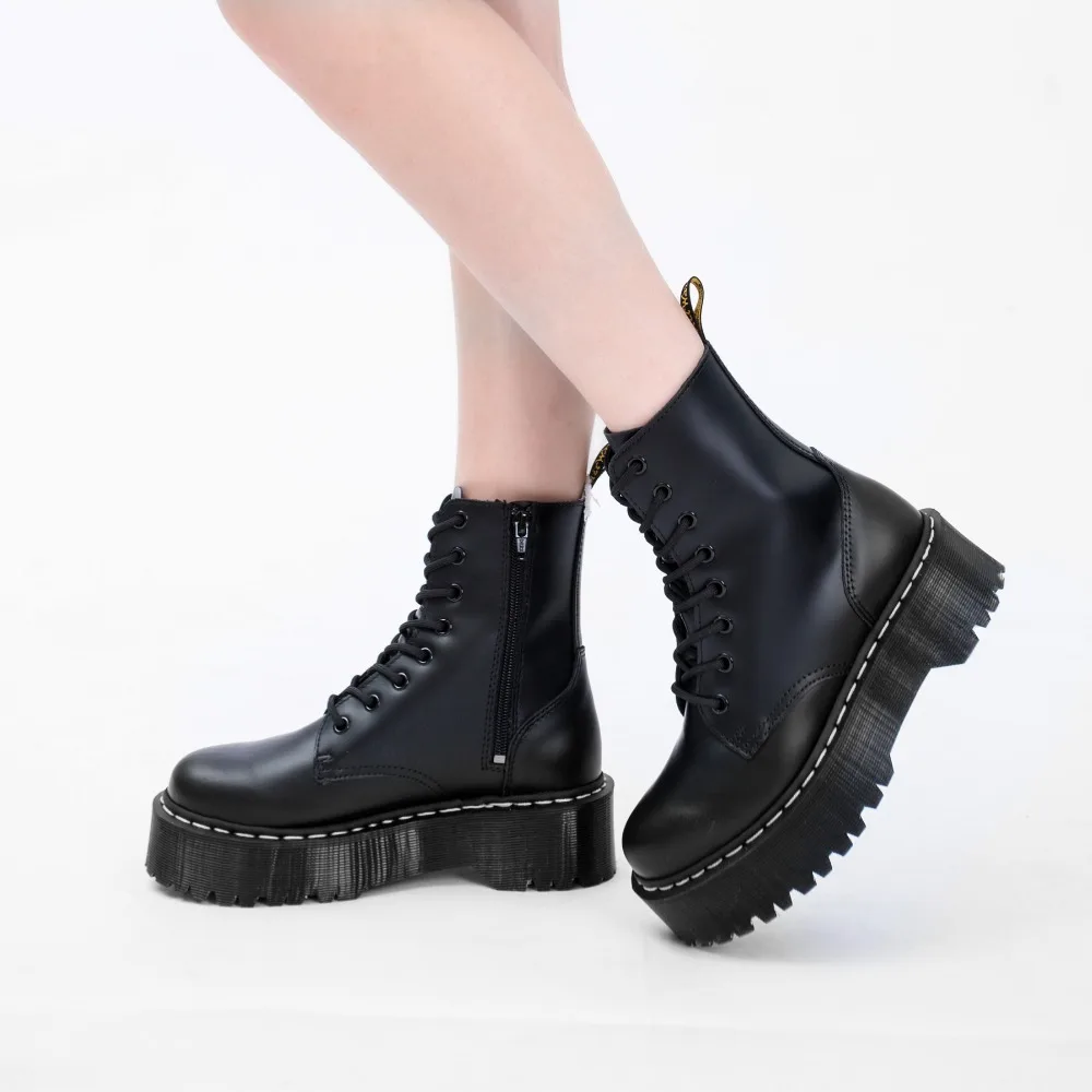 Women Boots 5cm High Platform Ankle Shoes Leather Motorcycle Female Fashion British style Women boots
Women Boots 5cm High Platform Ankle Shoes Leather Motorcycle Female Fashion British style Women boots