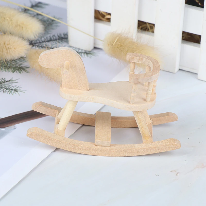 1:12 Doll House Accessories Toys for Children Dollhouse Miniature Wooden Rocking Horse Chair Nursery Room Furniture
1:12 Doll House Accessories Toys for Children Dollhouse Miniature Wooden Rocking Horse Chair Nursery Room Furniture