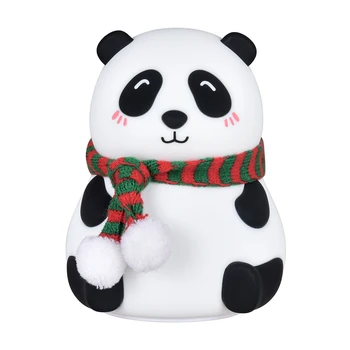 Bedroom Touch Sensor 7 Color Changing Gift Silicone Tap Control Decorative Nursery Lamp LED Night Light Cute Panda For Kids
Bedroom Touch Sensor 7 Color Changing Gift Silicone Tap Control Decorative Nursery Lamp LED Night Light Cute Panda For Kids