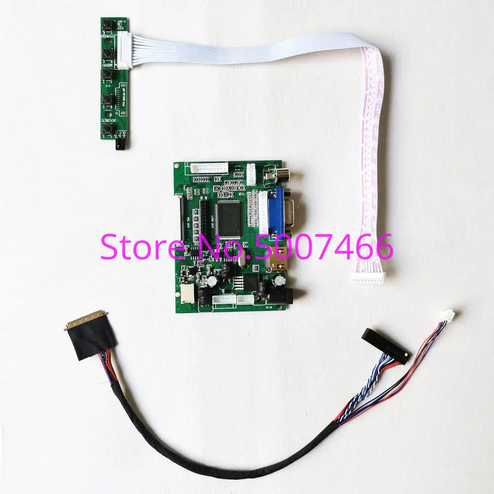 HDMI+DVI+VGA LCD Converter Driver Lvds Controller Kit for LTN156AT24 1366x768