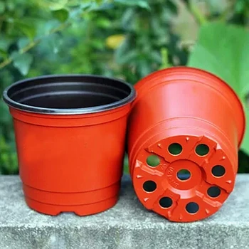 50PCS Set 110# Plant Pots Small Plastic Flower Pot Tiny Container 11*8*8.7CM Home Graden Supplies
50PCS Set 110# Plant Pots Small Plastic Flower Pot Tiny Container 11*8*8.7CM Home Graden Supplies