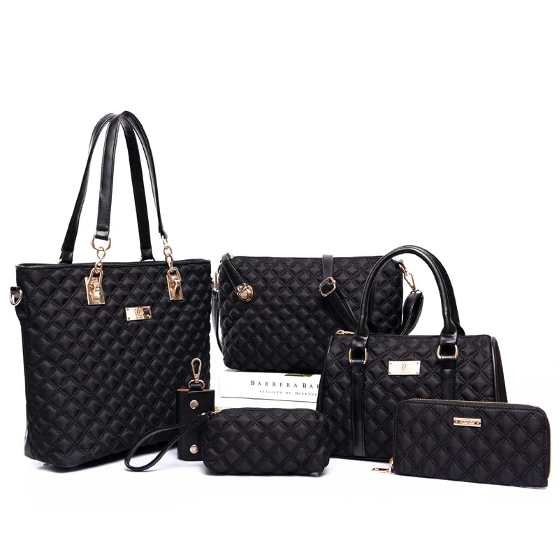 2019 Autumn And Winter New Style Rhombus Six Pieces Set Different Size Bags Handbag Shoulder Cross-body Handbag Bag
2019 Autumn And Winter New Style Rhombus Six Pieces Set Different Size Bags Handbag Shoulder Cross-body Handbag Bag