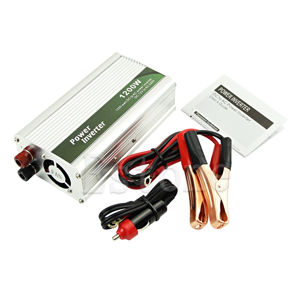 Drop Ship 1200W DC 12V to AC 220V Car Power Inverter Charger Converter for Electronic New
Drop Ship 1200W DC 12V to AC 220V Car Power Inverter Charger Converter for Electronic New