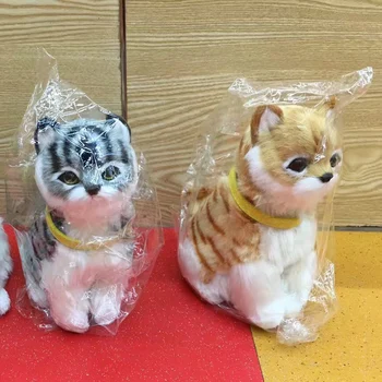 New year Simulation Cat or Dog Robot animal Electric pet plush toys Sound meow Wag tail cat Interactive toy gift for Children
New year Simulation Cat or Dog Robot animal Electric pet plush toys Sound meow Wag tail cat Interactive toy gift for Children