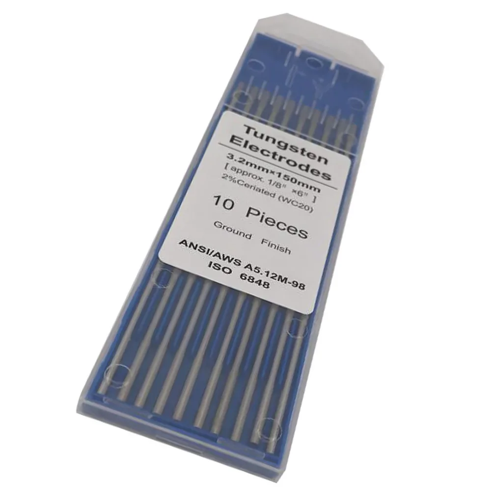 1 Pack Tungsten Electrodes Ground Finish Durable Ceriated WT20 Welding Rods for Arc Welding TIG
1 Pack Tungsten Electrodes Ground Finish Durable Ceriated WT20 Welding Rods for Arc Welding TIG