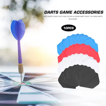 10pcs Professional Darts Flights PET Pure Color Outdoor Dart Flight Tail Wing Darts Training Game Accessories
10pcs Professional Darts Flights PET Pure Color Outdoor Dart Flight Tail Wing Darts Training Game Accessories