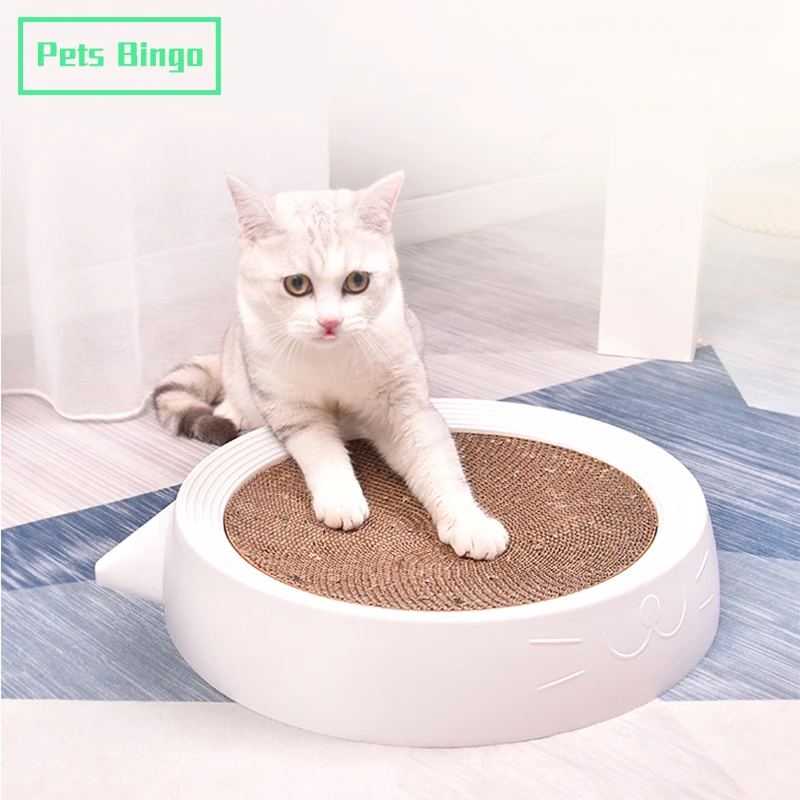 Pets Bingo 41*38cm Round Cat Scratch Board Durable Corrugated Paper Pet Catnip Toys Large Size Double layer Cat Scratcher
Pets Bingo 41*38cm Round Cat Scratch Board Durable Corrugated Paper Pet Catnip Toys Large Size Double layer Cat Scratcher