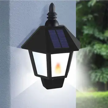 LED Solar Powered Outdoor Waterproof Half Hexagonal Side Flame Wall Lamp for Yard 
LED Solar Powered Outdoor Waterproof Half Hexagonal Side Flame Wall Lamp for Yard