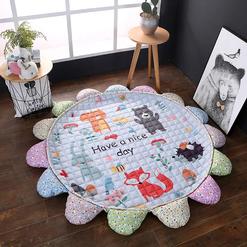 Animal Round Area Rug Baby Play Rug Soft Plush Nursery Rugs Non-Slip Children Carpet for Bedroom Home Decor Rugs Picnic Carpet
Animal Round Area Rug Baby Play Rug Soft Plush Nursery Rugs Non-Slip Children Carpet for Bedroom Home Decor Rugs Picnic Carpet