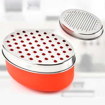 Vegetables Fruits Slicer Container Practical Oval Box Cheese Grater Efficient Multifunctional Stainless Steel Easy Clean Kitchen
Vegetables Fruits Slicer Container Practical Oval Box Cheese Grater Efficient Multifunctional Stainless Steel Easy Clean Kitchen