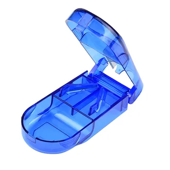 1pc Plastic Pill Cutter Case Splitter Half Storage Compartment Box Medicine Tablet Holder 8.5X4X2.5cm White/Green/Blue random
1pc Plastic Pill Cutter Case Splitter Half Storage Compartment Box Medicine Tablet Holder 8.5X4X2.5cm White/Green/Blue random