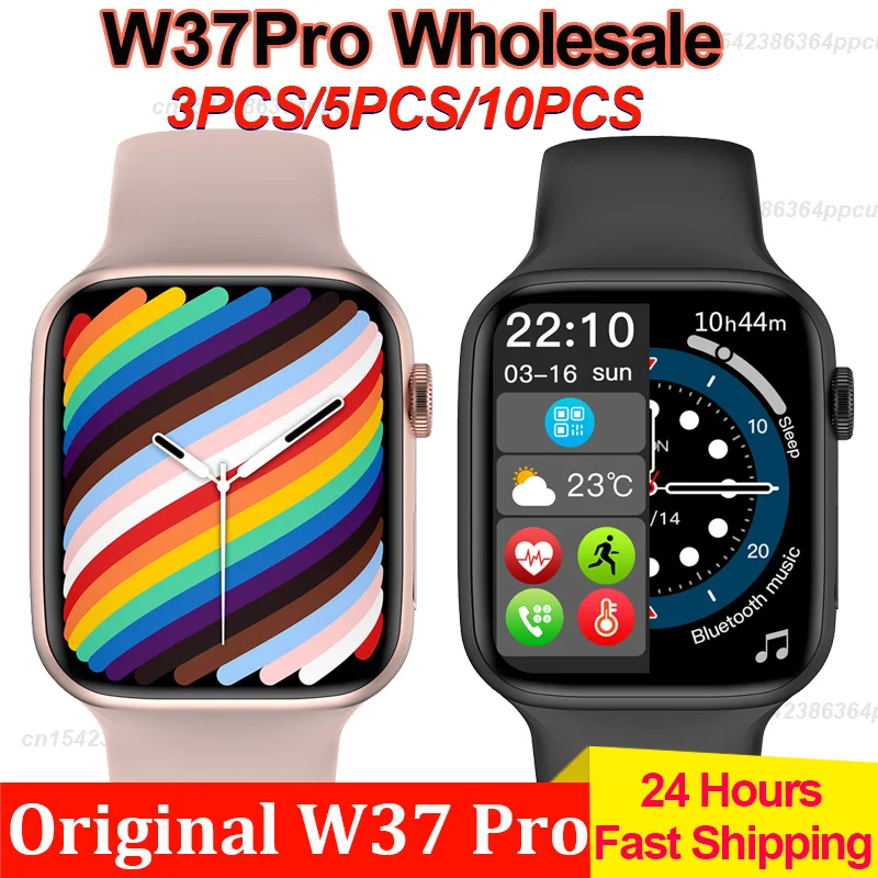 Фото W37 Pro оптовая продажа умные часы серии 7 для мужчин W37pro | Электроника