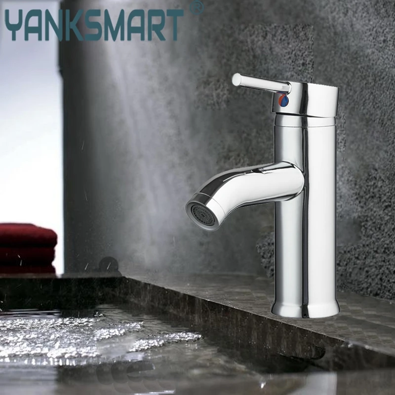 YANKSMART Bathroom Faucet For Vessel Sink Deck Mounted Wash Basin Mixer Tap Chrome Brass Faucets Single Handle Spray Water Taps
YANKSMART Bathroom Faucet For Vessel Sink Deck Mounted Wash Basin Mixer Tap Chrome Brass Faucets Single Handle Spray Water Taps