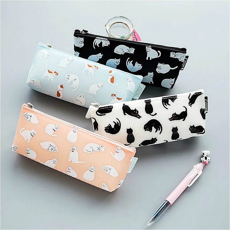 Stationery Cute Cat Stereo Pencil Bag, Simple and Durable Large Capacity Pencil Case, Acceptance of School Stationery
Stationery Cute Cat Stereo Pencil Bag, Simple and Durable Large Capacity Pencil Case, Acceptance of School Stationery
