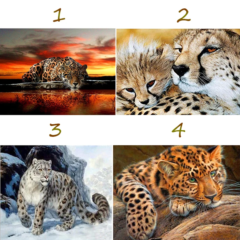 Diamosaic Diamond Painting Full Round Square Embroidery Picture Leopard Mosaic Art Animal Paitings Cross Stitch Kits Home Decor
Diamosaic Diamond Painting Full Round Square Embroidery Picture Leopard Mosaic Art Animal Paitings Cross Stitch Kits Home Decor