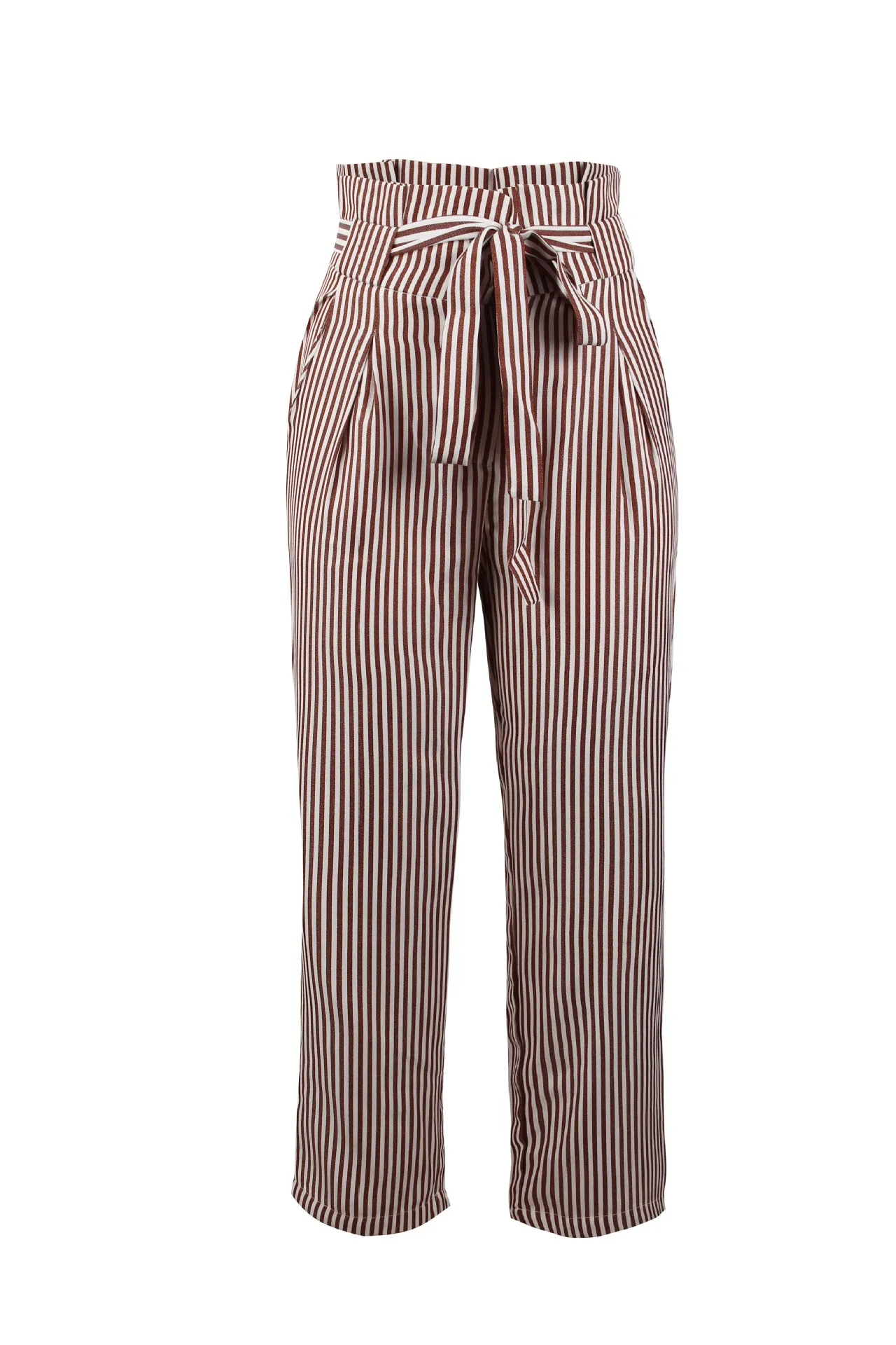 ! New Style Stripes Belt High-waisted Casual Pants Trousers WOMEN'S Dress Good Quality
! New Style Stripes Belt High-waisted Casual Pants Trousers WOMEN'S Dress Good Quality
