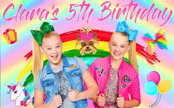 Personalized Name JoJo Siwa Happy Birthday Party Backdrop Graffiti Rainbow Unicorn Photo Background For Party Decoration Banner
Personalized Name JoJo Siwa Happy Birthday Party Backdrop Graffiti Rainbow Unicorn Photo Background For Party Decoration Banner