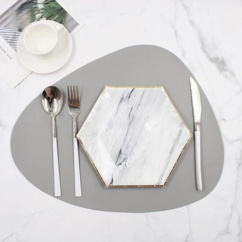 Placemat Table Mat Tableware Pad PU Leather Waterproof Heat Insulation Non-Slip Placemat Soft Black Brown Washable Bowl Coaster
Placemat Table Mat Tableware Pad PU Leather Waterproof Heat Insulation Non-Slip Placemat Soft Black Brown Washable Bowl Coaster