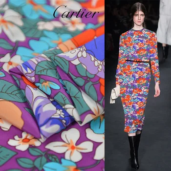 Colorful floral flower print 100% silk crepe de chine silk fabric 16momme,SCDC1146
Colorful floral flower print 100% silk crepe de chine silk fabric 16momme,SCDC1146