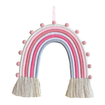 Tassel Garland Macrame Rainbow Wall Hanging Handmade Colorful Boho Rainbow Home Decoration FPing
Tassel Garland Macrame Rainbow Wall Hanging Handmade Colorful Boho Rainbow Home Decoration FPing