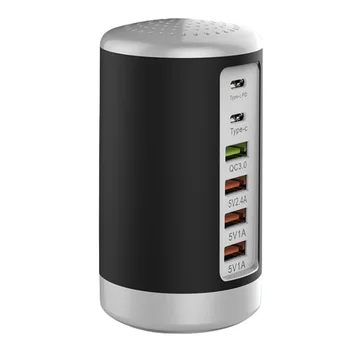 65W PD + QC3.0 Cylindrical Charger, Type-C Multi-Port USB Universal Charging Head Smart Adapter US Plug
65W PD + QC3.0 Cylindrical Charger, Type-C Multi-Port USB Universal Charging Head Smart Adapter US Plug
