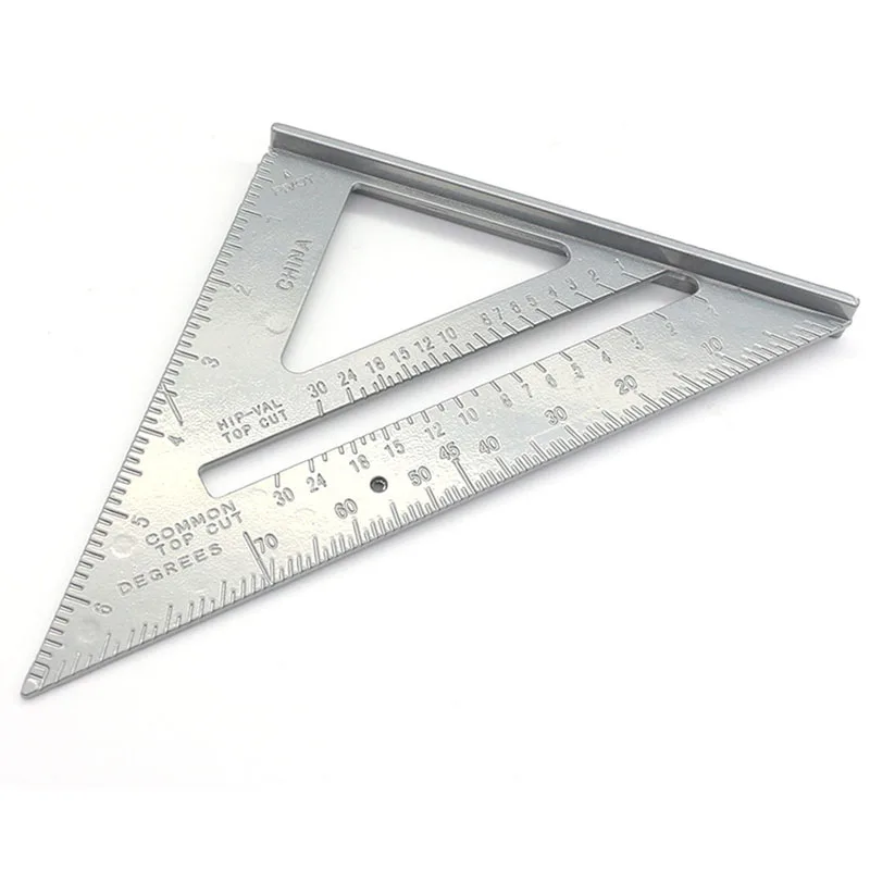 Newest 7Inch Aluminum Alloy Right Angle Ruler Triangular Measuring Woodworking Tool
Newest 7Inch Aluminum Alloy Right Angle Ruler Triangular Measuring Woodworking Tool
