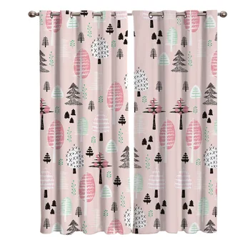Pink Small Fresh Trees Window Curtains Living Room Fabric Drapes Curtain Home Draperies Curtains for Bedroom
Pink Small Fresh Trees Window Curtains Living Room Fabric Drapes Curtain Home Draperies Curtains for Bedroom
