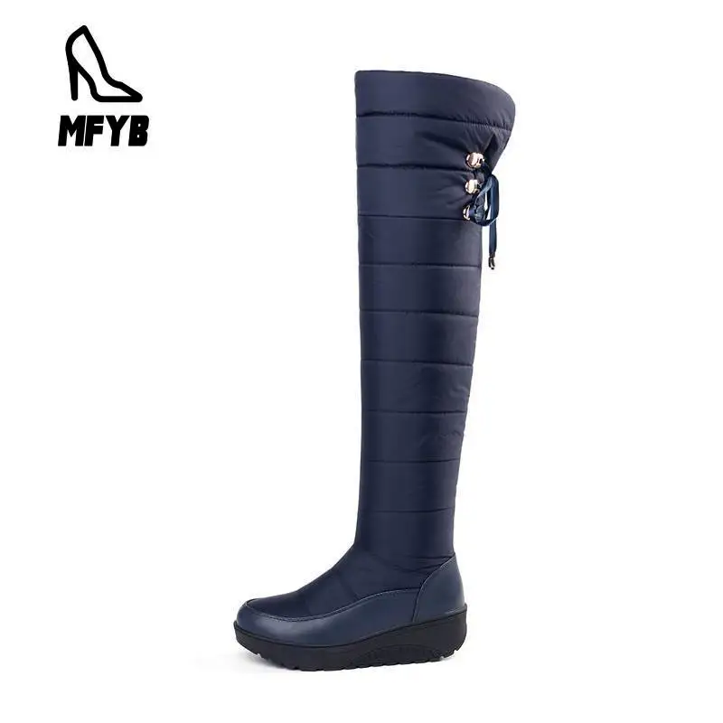 MFYB 2019 Newest wedges platform snow boots lace up thigh high boots thick fur winter over the knee boots ladies footwear
MFYB 2019 Newest wedges platform snow boots lace up thigh high boots thick fur winter over the knee boots ladies footwear